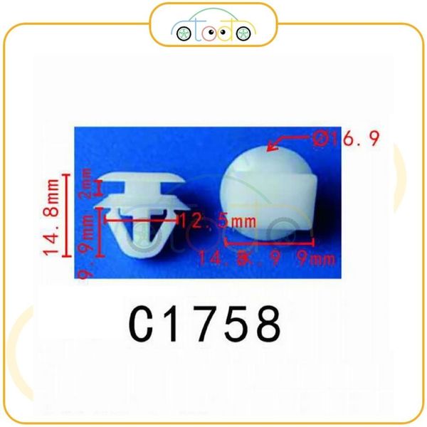 Chốt nhựa C1758 dùng cho xe Mazda sản xuất với độ chính xác cao