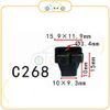 Chốt nhựa C268 dùng cho xe Mitsubishi/ Toyota sản xuất với độ chính xác cao
