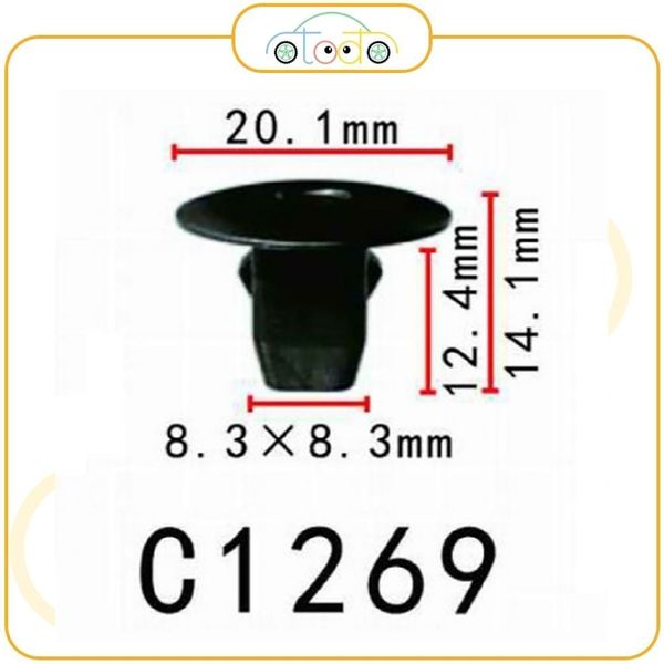 Chốt nhựa C1269 dùng cho xe Honda sản xuất với độ chính xác cao