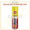 Chai xịt bọt tẩy rửa đa năng nội thất ô tô, ghế da, vệ sinh không cần nước