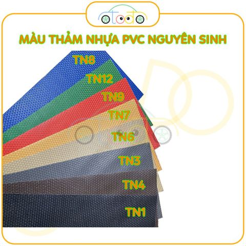 Thảm lót sàn nhựa PVC dành cho xe ô tô 7 chỗ Toyota Highlandernăm 2009-2015