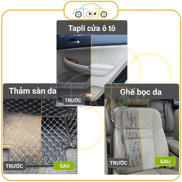 Chai xịt bọt vệ sinh làm sạch nội thất ô tô, ghế da, sofa và động cơ ô tô