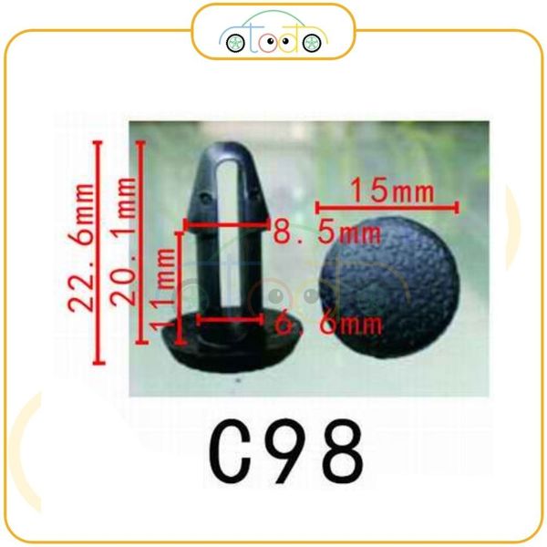 Chốt nhựa C98 dùng cho xe Honda/ Toyota sản xuất với độ chính xác cao