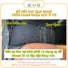 Bộ thảm rối sọc qua ngựa dành cho xe 5 chỗ Vinfast VF5 năm 2023-2024 theo form thảm nhựa đúc