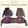 Bộ thảm rối sọc qua ngựa dành cho xe 5 chỗ Toyota Corolla Cross năm 2020-2024 theo form thảm nhựa đúc