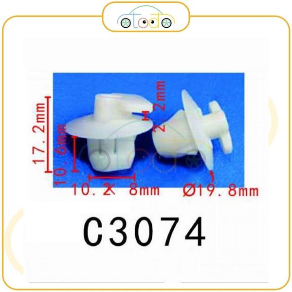 Chốt nhựa C3074 dùng cho xe Toyota sản xuất với độ chính xác cao