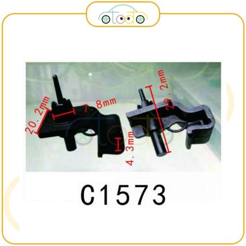 Chốt nhựa C1573 dùng cho xe Audi/ Volkswagen sản xuất với độ chính xác cao