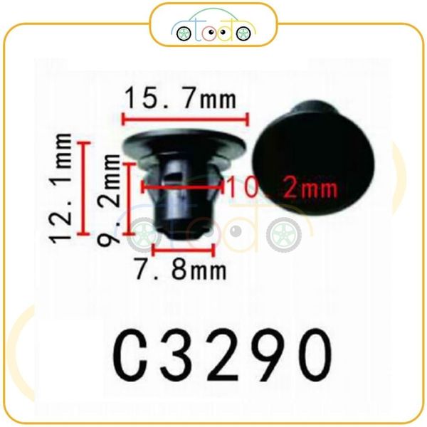 Chốt nhựa C3290 dùng cho xe BMW sản xuất với độ chính xác cao