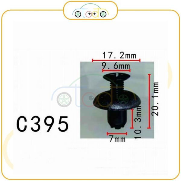Chốt nhựa C395 dùng cho xe Mitsubishi sản xuất với độ chính xác cao