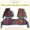 Bộ thảm rối sọc qua ngựa dành cho xe 5 chỗ Kia Sonet năm 2021-2024 theo form thảm nhựa đúc