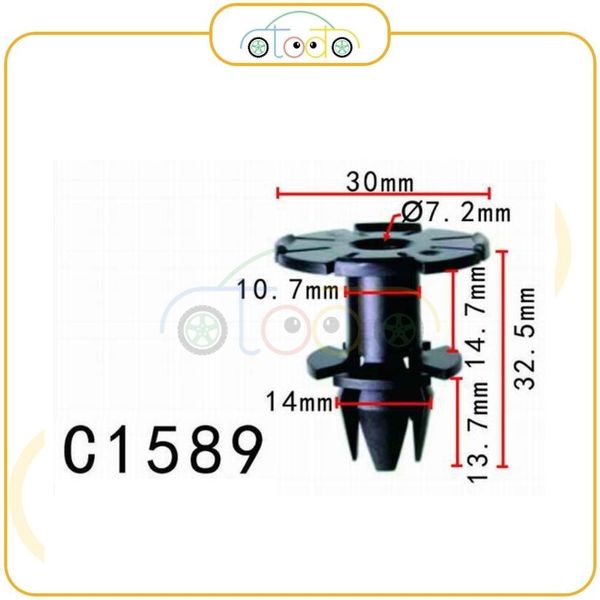 Chốt nhựa C1589 dùng cho xe BMW sản xuất với độ chính xác cao