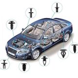 Gói 500 đinh tán, chốt nhựa chuyên dùng trang trí xe ô tô, xe hơi