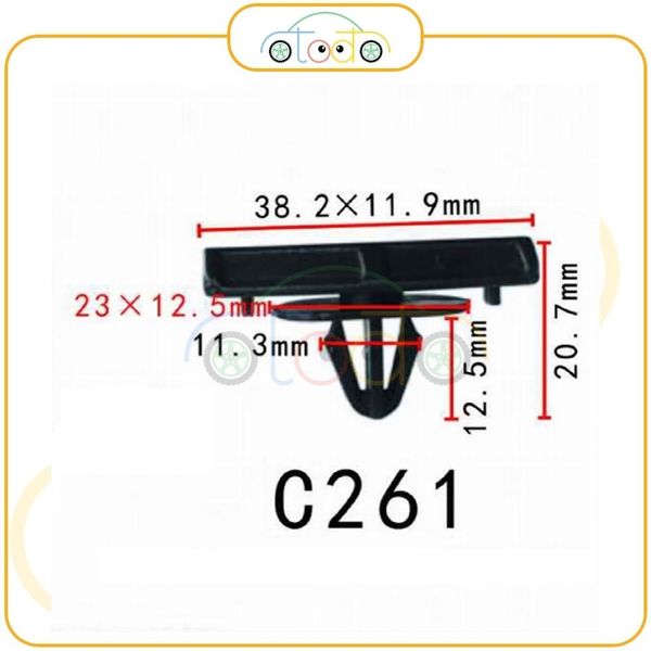 Chốt nhựa C261 dùng cho xe Chrysler sản xuất với độ chính xác cao