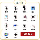 Chốt nhựa C85 dùng cho xe Honda/ Nissan/ Subaru/ Suzuki sản xuất với độ chính xác cao