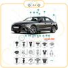 Chốt nhựa C1863 dùng cho xe Audi sản xuất với độ chính xác cao