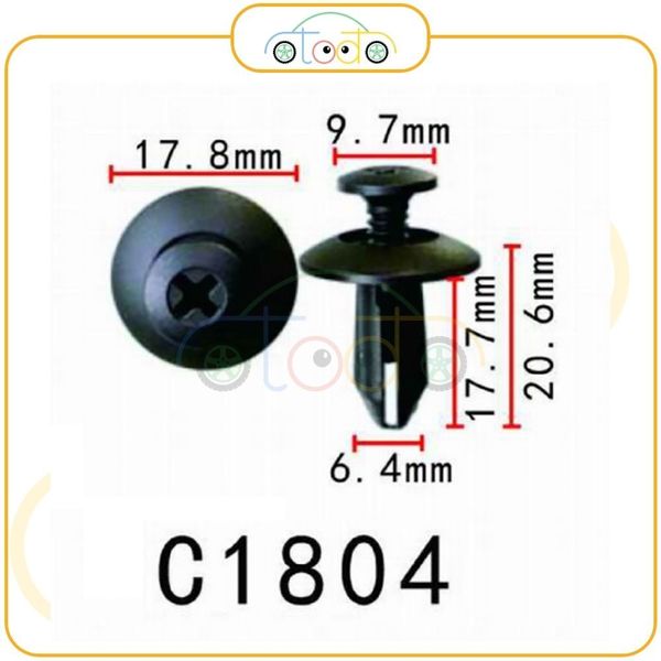 Chốt nhựa C1804 dùng cho xe Ford sản xuất với độ chính xác cao