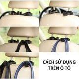 Móc treo đồ sau lưng ghế ô tô