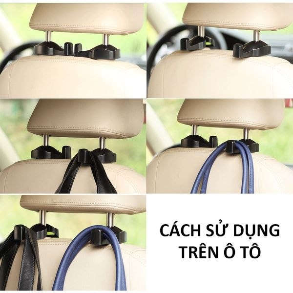 Móc treo đồ sau lưng ghế ô tô