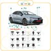 Chốt nhựa C13 dùng cho xe Isuzu/ Mazda/ Toyota sản xuất với độ chính xác cao