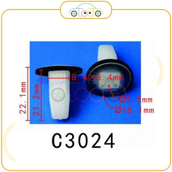 Chốt nhựa C3024 dùng cho xe Hyundai - Kia sản xuất với độ chính xác cao