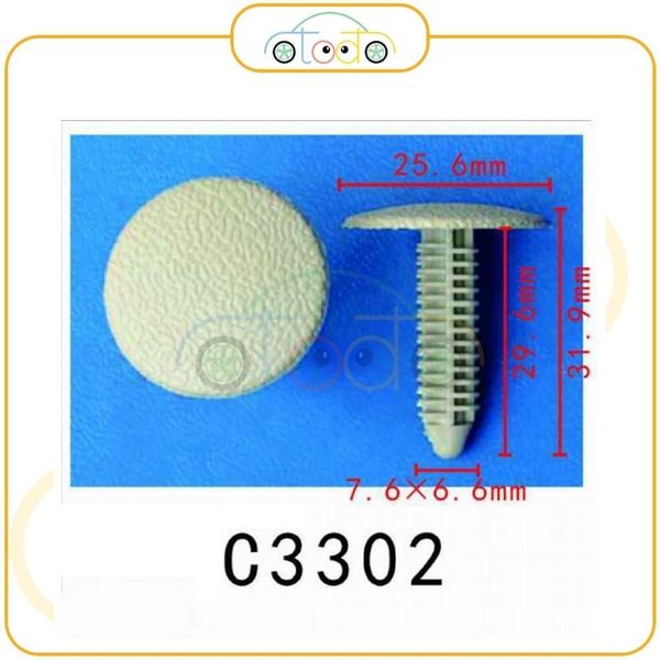 Chốt nhựa C3302 dùng cho xe Ford sản xuất với độ chính xác cao