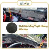 Thảm chống nóng Taplo xe ô tô chất liệu nhung mềm mịn, cao cấp dành cho xe BYD M6 năm 2024