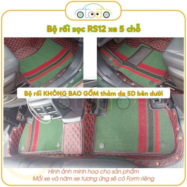 Bộ thảm rối sọc qua ngựa dành cho xe 5 chỗ Mercedes C180-C200-C240-C250-C300 năm 1999-2014 theo form thảm da