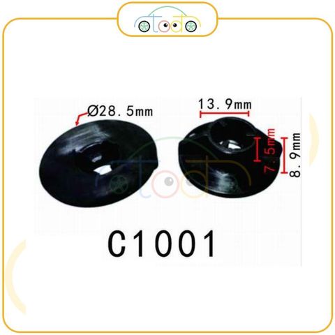 Chốt nhựa C1001 dùng cho xe Toyota sản xuất với độ chính xác cao