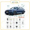 Chốt nhựa C1554 dùng cho xe BMW sản xuất với độ chính xác cao