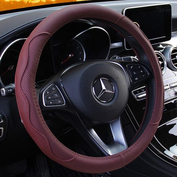 Bọc vô lăng cao su xe ô tô 5, 7 chỗ lắp đặt dễ dàng tại nhà, đường kính vô lăng 37-38 cm