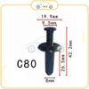 Chốt nhựa C80 dùng cho xe Mitsubishi sản xuất với độ chính xác cao