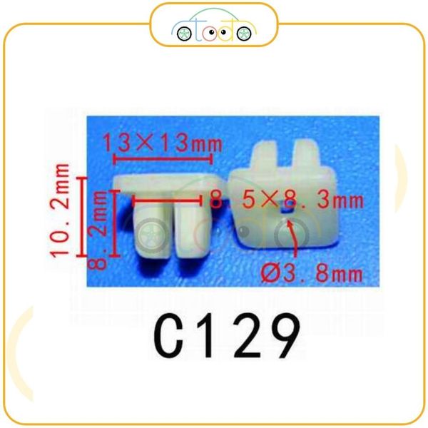 Chốt nhựa C129 dùng cho xe Honda/ Mazda/ Nissan/ Toyota sản xuất với độ chính xác cao