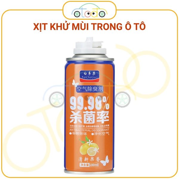 Chai xịt khử mùi xe hơi, làm sạch không khí, khử mùi điều hoà, khử trùng xe hơi hương thơm dịu nhẹ