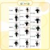 Chốt nhựa C1265 dùng cho xe Other sản xuất với độ chính xác cao