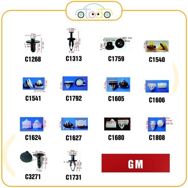 Chốt nhựa C687 dùng cho xe General Motors sản xuất với độ chính xác cao