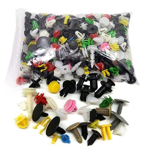 Gói 500 đinh tán, chốt nhựa chuyên dùng trang trí xe ô tô, xe hơi