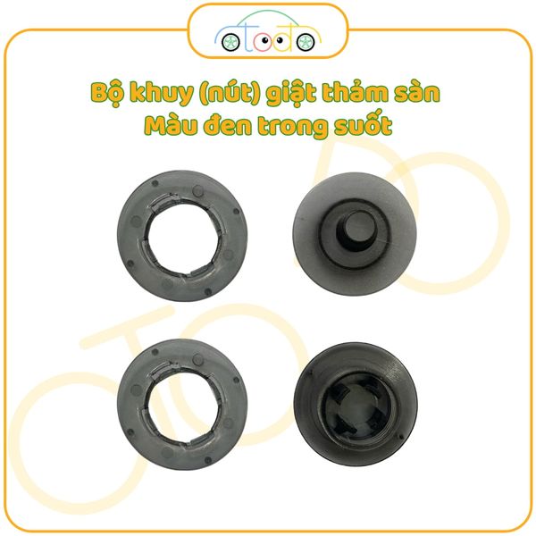 Bộ khuy nút cố định thảm sàn ô tô 5D 6D cho xe hơi 5,7 chỗ giúp giữ rối không bị xô lệch