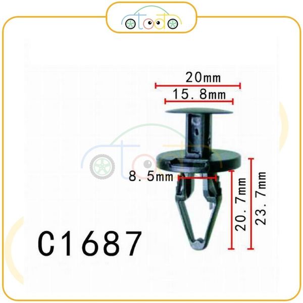 Chốt nhựa C1687 dùng cho xe General Motors sản xuất với độ chính xác cao