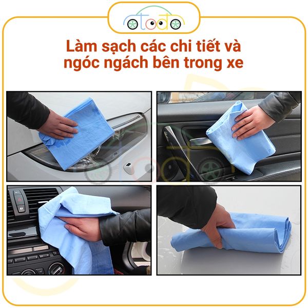 Khăn lau xe, khăn da lộn thấm nước ô tô, khăn rửa xe, dụng cụ vệ sinh, khăn tắm và sấy tóc cho thú cưng trong gia đình
