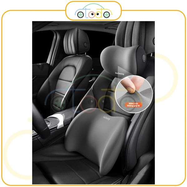Gối tựa cổ, lưng ghế ô tô bảo vệ eo, tạo cảm giác thoải mái khi lái xe