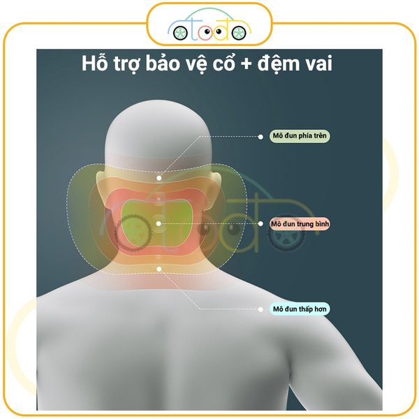 Gối tựa cổ, lưng ghế ô tô bảo vệ eo, tạo cảm giác thoải mái khi lái xe