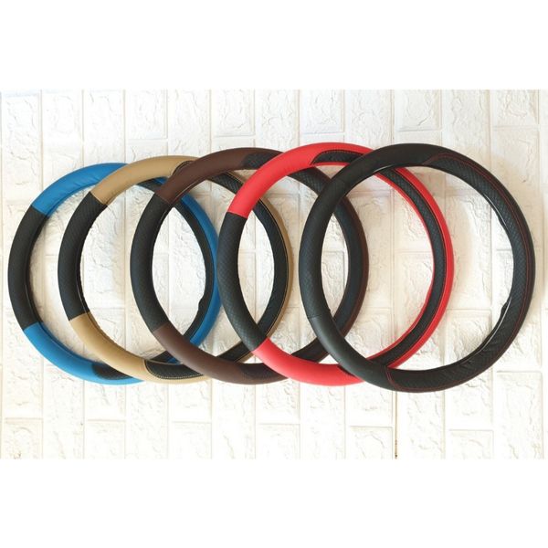 Bọc vô lăng cao su xe ô tô 5, 7 chỗ lắp đặt dễ dàng tại nhà, đường kính vô lăng 37-38 cm