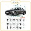 Chốt nhựa C1573 dùng cho xe Audi/ Volkswagen sản xuất với độ chính xác cao