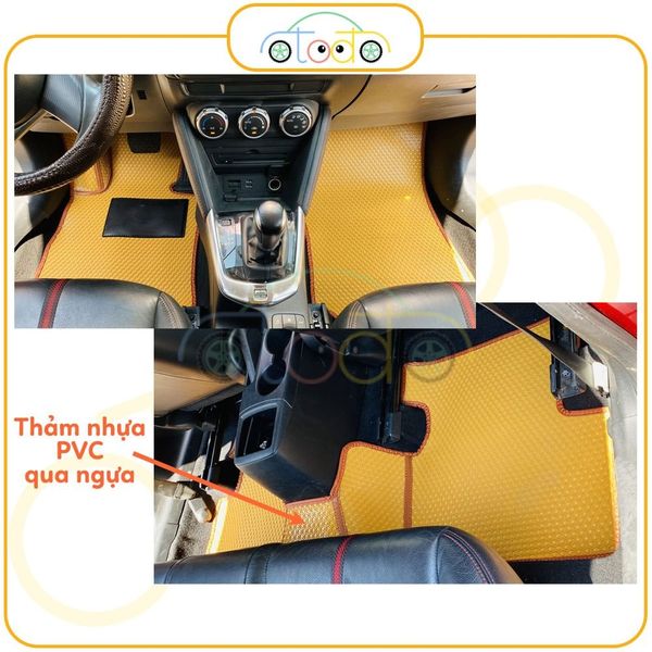 Thảm lót sàn nhựa PVC dành cho xe ô tô 5 chỗ Audi Q3 năm 2013-2018