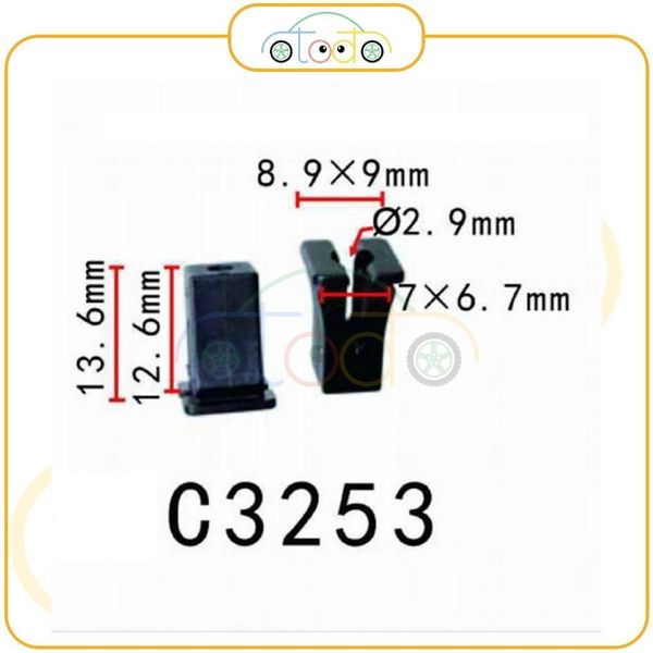 Chốt nhựa C3253 dùng cho xe BMW sản xuất với độ chính xác cao