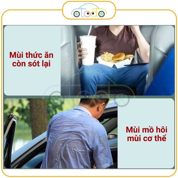 Chai xịt khử mùi xe hơi, làm sạch không khí, khử mùi điều hoà, khử trùng xe hơi hương thơm dịu nhẹ