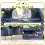 Bộ thảm rối sọc qua ngựa dành cho xe 6 và 7 chỗ Lexus RX350-L năm 2018-2022 theo form thảm da