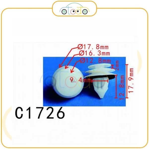 Chốt nhựa C1726 dùng cho xe Mazda sản xuất với độ chính xác cao