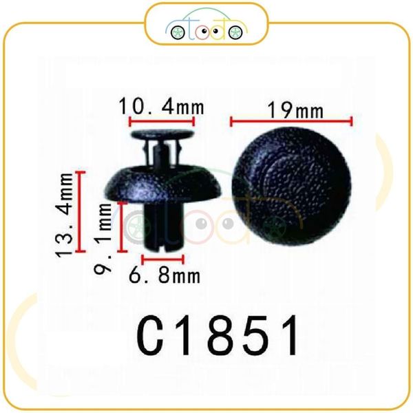 Chốt nhựa C1851 dùng cho xe Toyota sản xuất với độ chính xác cao