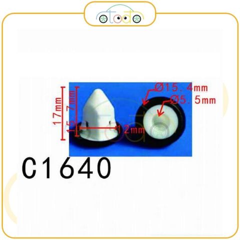 Chốt nhựa C1640 dùng cho xe Audi/ Volkswagen/ BMW sản xuất với độ chính xác cao